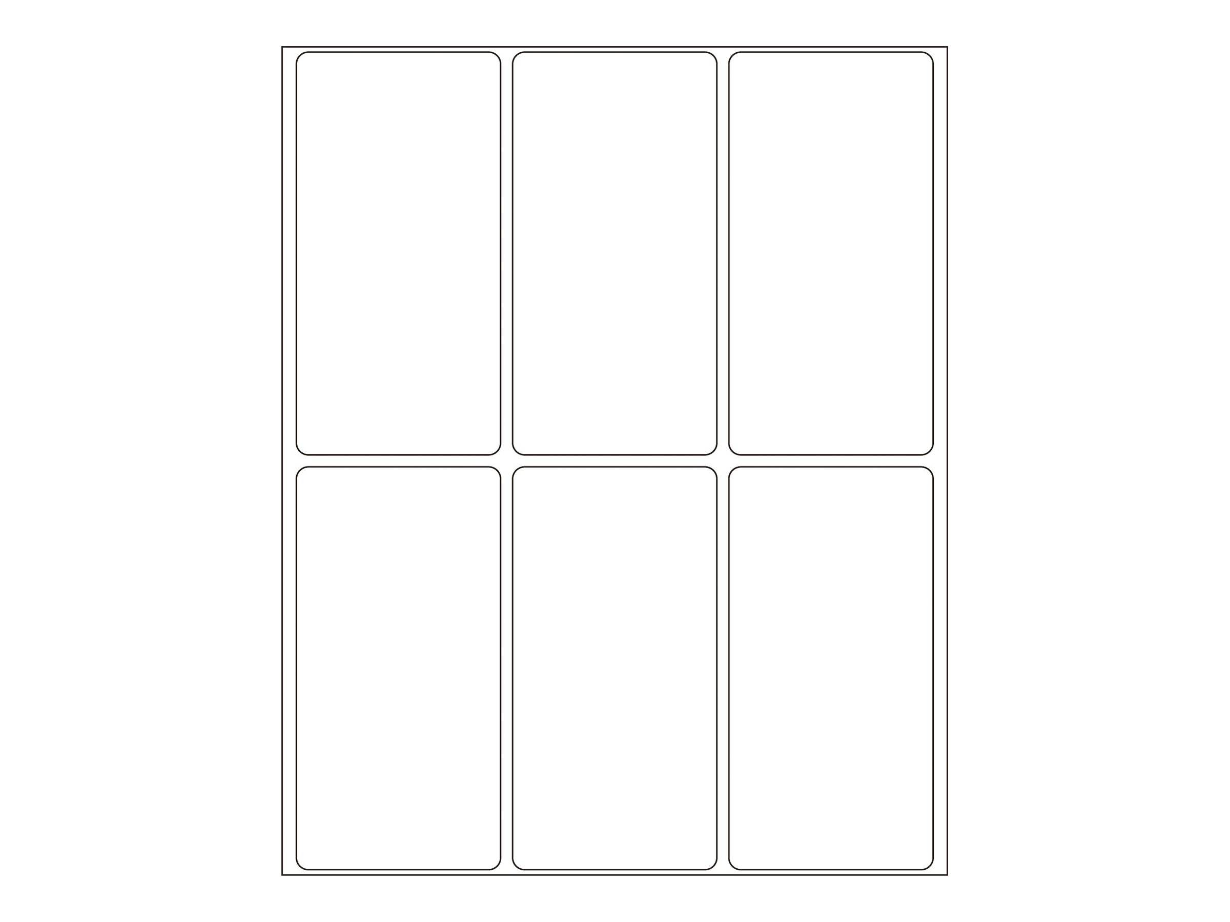 HERMA - Permanenter Klebstoff - weiß - 34 x 67 mm 192 Etikett(en) (32 Bogen x 6)