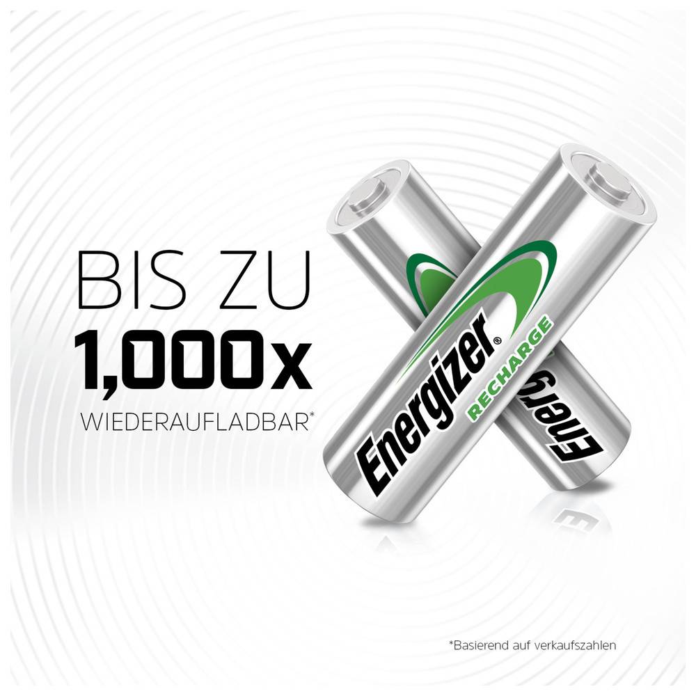 Energizer Batterie Mignon, 1,2 V, 2.000 mAh, AA / LR3