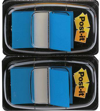 Post-it Haftstreifen Index Standard 680-B2EU 50Blatt blau 2 St./Pack.