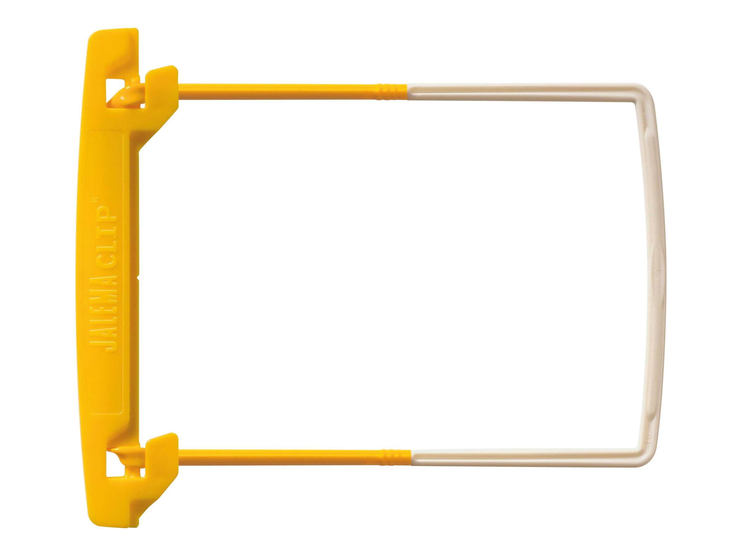 Jalema JalemaClip - Clip-Befestigungsmechanismus - weiß, Gelb (Packung mit 10)