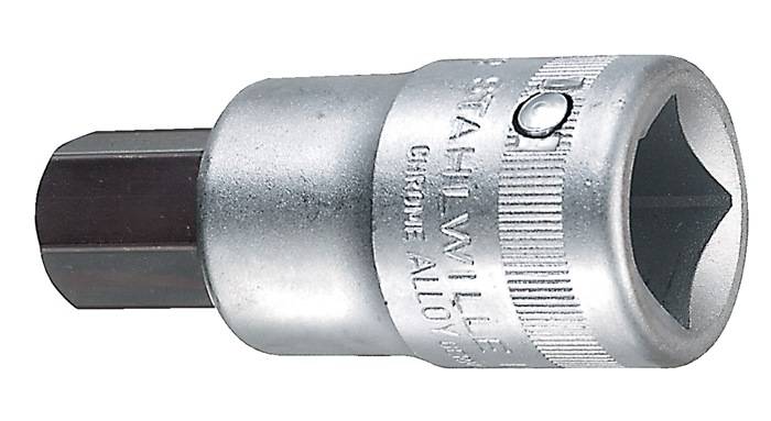 Steckschlüsseleinsatz 59 3/4 Zoll Innen-6-kant SW 17mm L.80mm STAHLWILLE