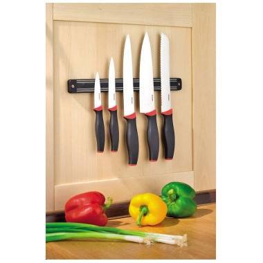 Esmeyer Messerset AUREA 291-423 5teilig Magnetleiste schwarz/rot