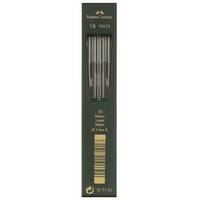 Faber-Castell TK 9071 - Bleistiftmine - B - Intense Black - 2 mm (Packung mit 10)
