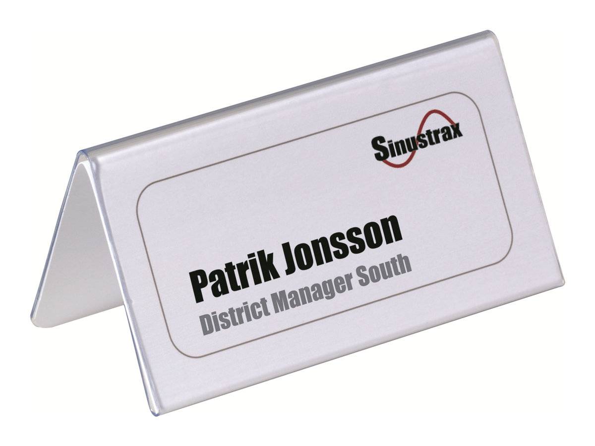 DURABLE - Schildhalterung - Desktop - für 52 x 100 mm, 104 x 100 mm