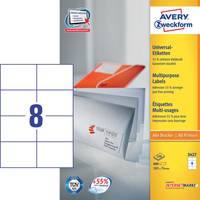 AVERY ZWECKFORM - Avery - Weiß - 105 x 74 mm 800 Etikett(en) (100 Bogen x 8)