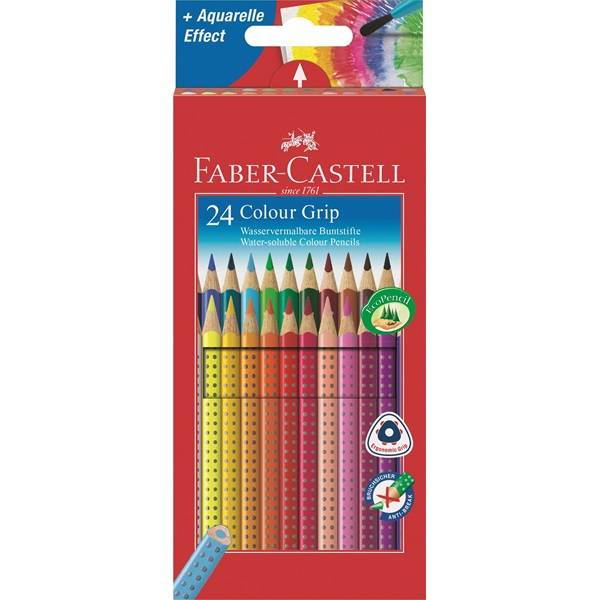 FABER-CASTELL GRIP 2001 - Farbstift - gemischte Farben (Packung mit 24)