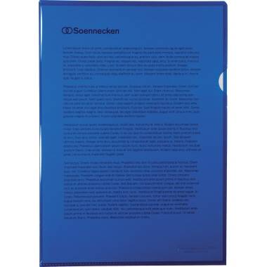 Soennecken Sichthülle 1469 DIN A4 PP blau 50 St./Pack. - Artikel: 126070050