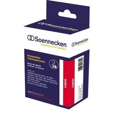 Soennecken Tintenpatrone 80178 wie Canon PGI525/CLI526 5 St./Pack.