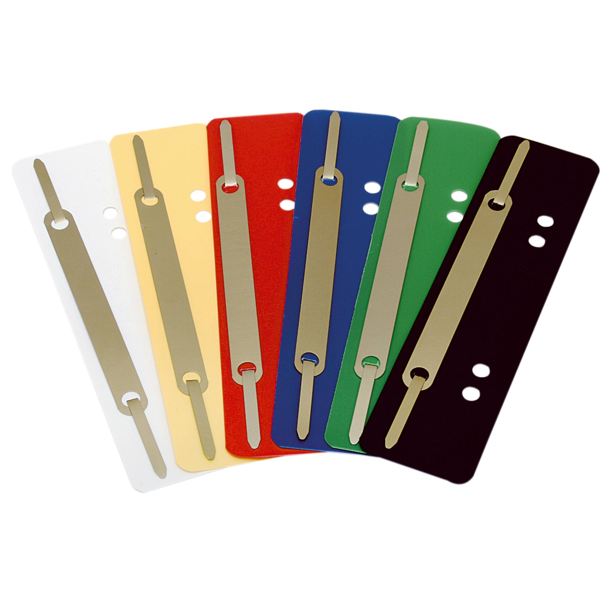 Soennecken Heftstreifen 3185 PP Metalldeckl. gelb 25 St./Pack. - Artikel: 125245010