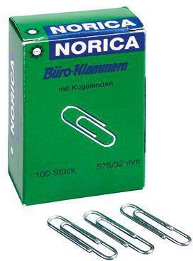NORICA Briefklammer 2225 32mm verzinkt 100 St./Pack.