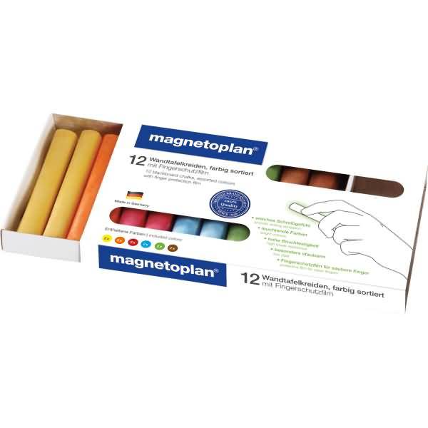 Tafelkreide 12306 farbig sortiert 12 Stück