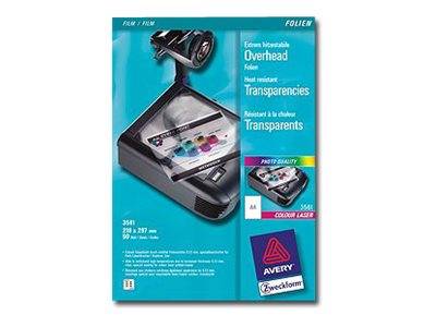 AVERY ZWECKFORM - Avery 3561 - Klar - A4 (210 x 297 mm) 50 Stck.