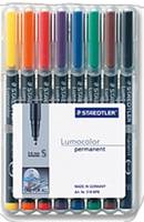 STAEDTLER Lumocolor 313 - Marker - permanent - für Overhead-Projektor-Folien - gemischte Farben - 0.4 mm - extrafein (Pa