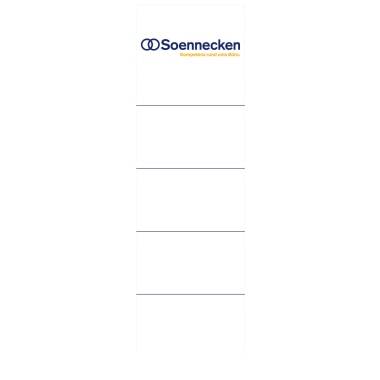 Soennecken Ordneretikett 3350 breit/kurz sk weiß 10 St./Pack.