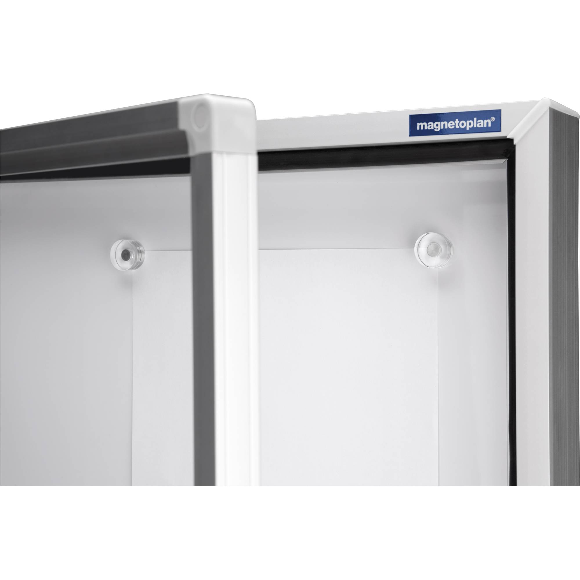 magnetoplan Schaukasten CC 1214200 90x112,5cm 9xDIN A4 Aluminium ws