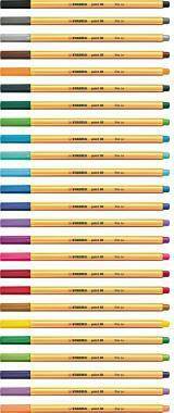 STABILO Fineliner point 88/8-01 pastell sortiert 8 St./Pack.