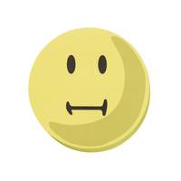 FRANKEN - Magnetsymbol - Kreis - Durchmesser: 9,5 cm - Gelb (Packung mit 100)