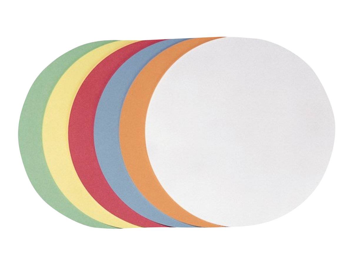 Überlappende pastellfarbene Kreise und Ovale auf weißem Hintergrund, die ein schichtiges abstraktes Design bilden.
