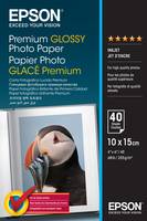 Epson Premium Glossy Photo Paper - Glänzend - 100 x 150 mm 40 Blatt Fotopapier