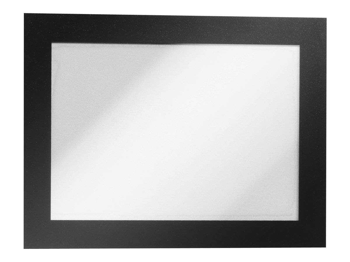 DURABLE DURAFRAME - Dokumentenhalterung - Oberflächenmontage - für A6 - doppelseitig - Schwarz (Packung mit 2)