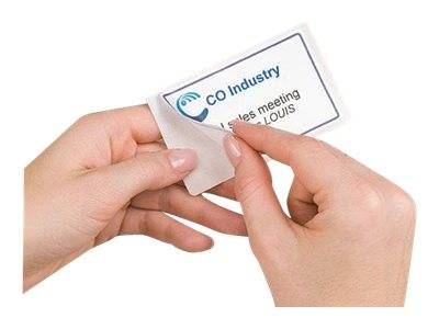 Avery Zweckform - Acetatseide - entfernbarer Klebstoff - weiß - 88.9 x 31 mm 320 Etikett(en) (20 Bogen x 16)