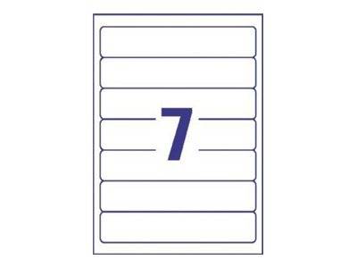 Avery Zweckform Ordner-Etiketten kurz L4760 - Weiß - 38 x 192 mm 700 Etikett(en) (100 Bogen x 7)