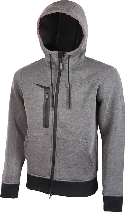 Sweatshirtjacke Tasty Gr.M grey meteorite U.POWER