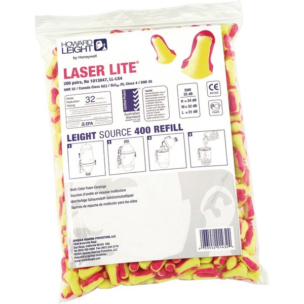 Gehörschutzstöpsel Laser Lite EN 352-2 SNR 35 dB Nachfüllpack 200 PA/Pk. Gehörschutzstöpsel Laser Lite EN 352-2 SNR 35 dB Nachfüllpack 200 PA/Pk.