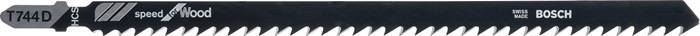Stichsägeblatt T 744 D Speed for Wood L.180mm Zahnteilung 4mm HCS 3er PackBosch