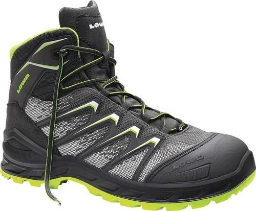 ELTEN Sicherheitsstiefel Larrox Work GTX grey Mid Größe 44 grau / grün - 5464-44