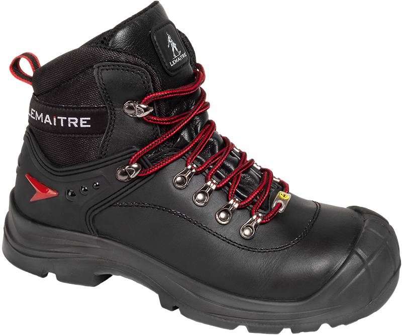 LeMaitre 805645 Slog Black Schaft aus 2,2 mm dickem schwarzem Vollleder Gr.45