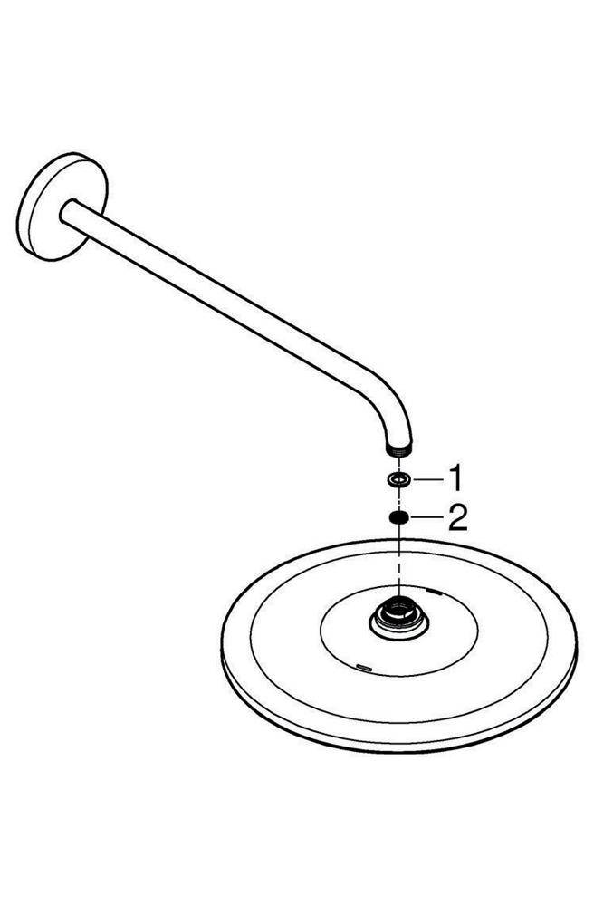 GROHE Kopfbrauseset Rainshower 310 Mono 422mm chr chrom