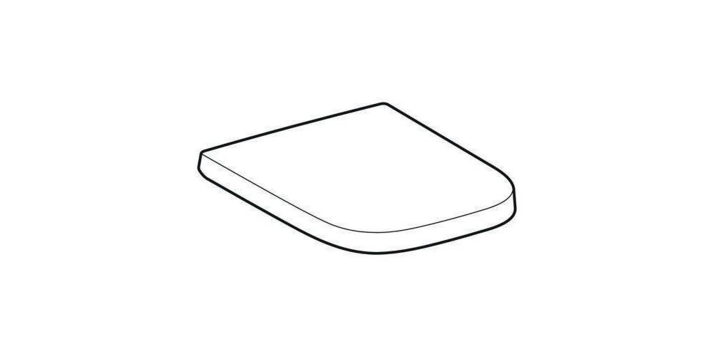 Geberit WC-Sitz RENOVA PLAN m Absenkautomatik und Quick-Release weiß
