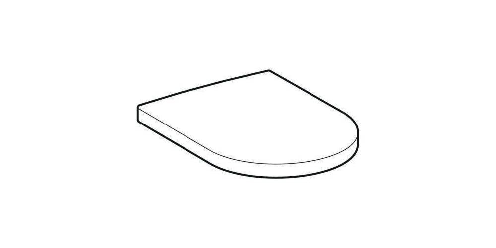 Geberit WC-Sitz iCon m Absenkauto u Qu-Rel. a Duroplast weiß