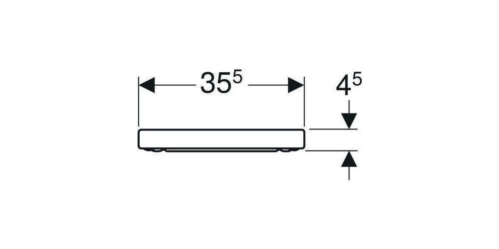 Geberit WC-Sitz iCon m Absenkauto u Qu-Rel. a Duroplast weiß