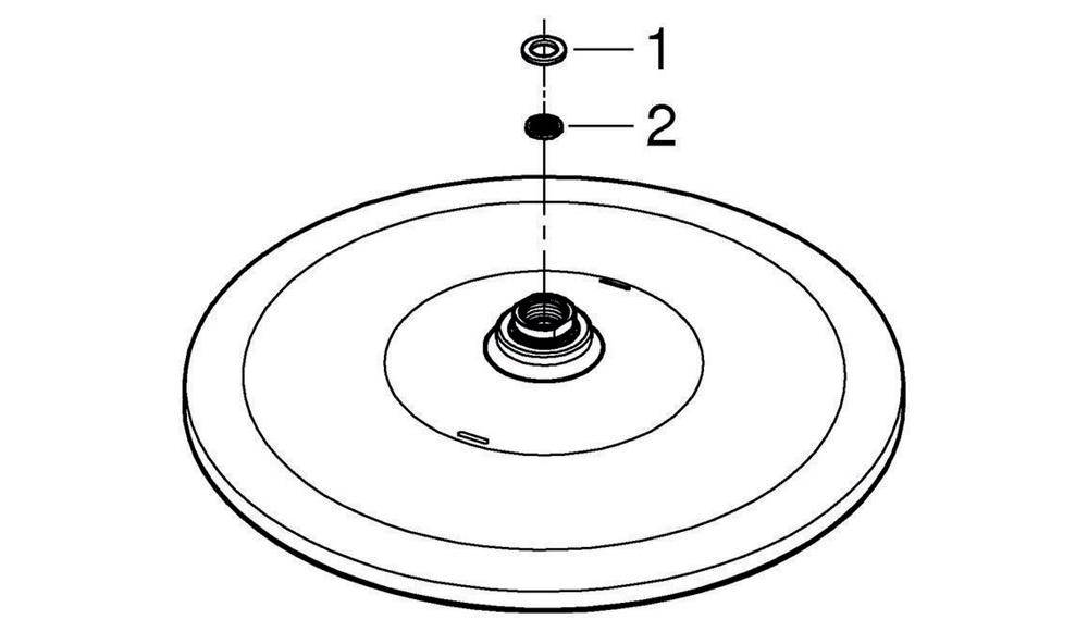 GROHE Kopfbrause Rainshower 310 Mono chr chrom