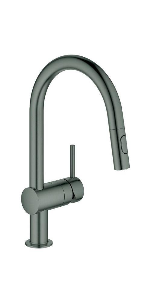 GROHE EH-Spültischbatterie Minta 1/2Zoll C-Auslauf ha graph gebü hard
