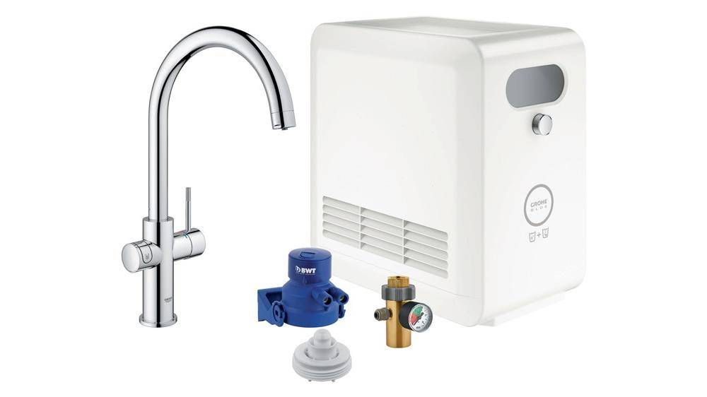 GROHE StarterKit Blue Professional C-Auslauf chr chrom