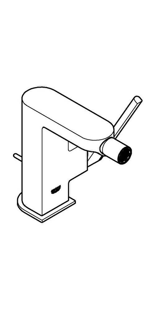 GROHE EH-Bidetbatterie Plus 1/2Zoll chr chrom