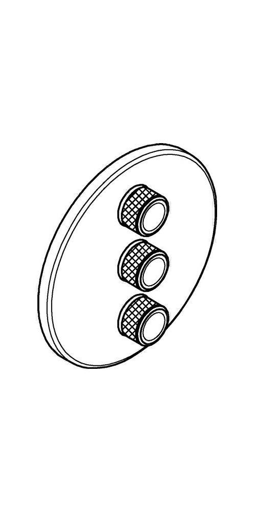 GROHE 3-fach UP-Ventil Grohtherm Smart Control rd 3-fach ha graph