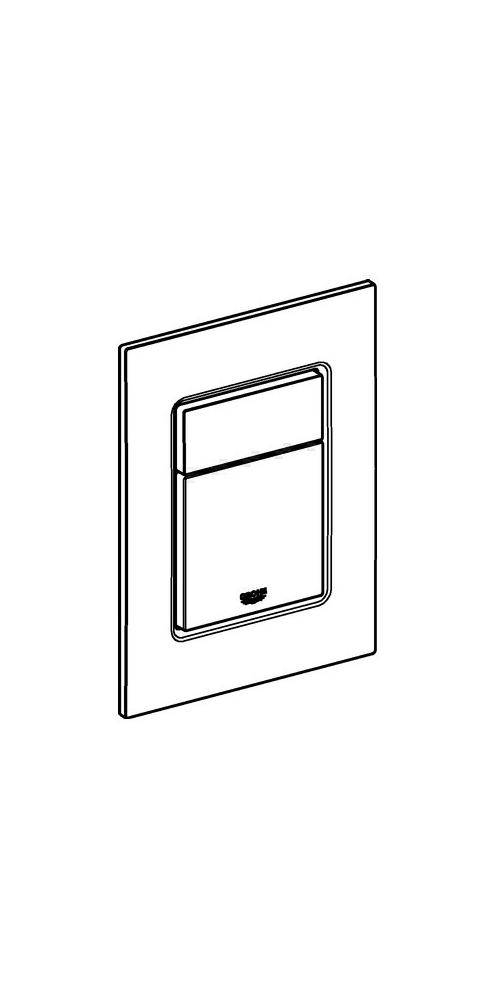 GROHE WC-Betätigung Skate Cosmopolitan S 130x172mm wa sun gebü warm