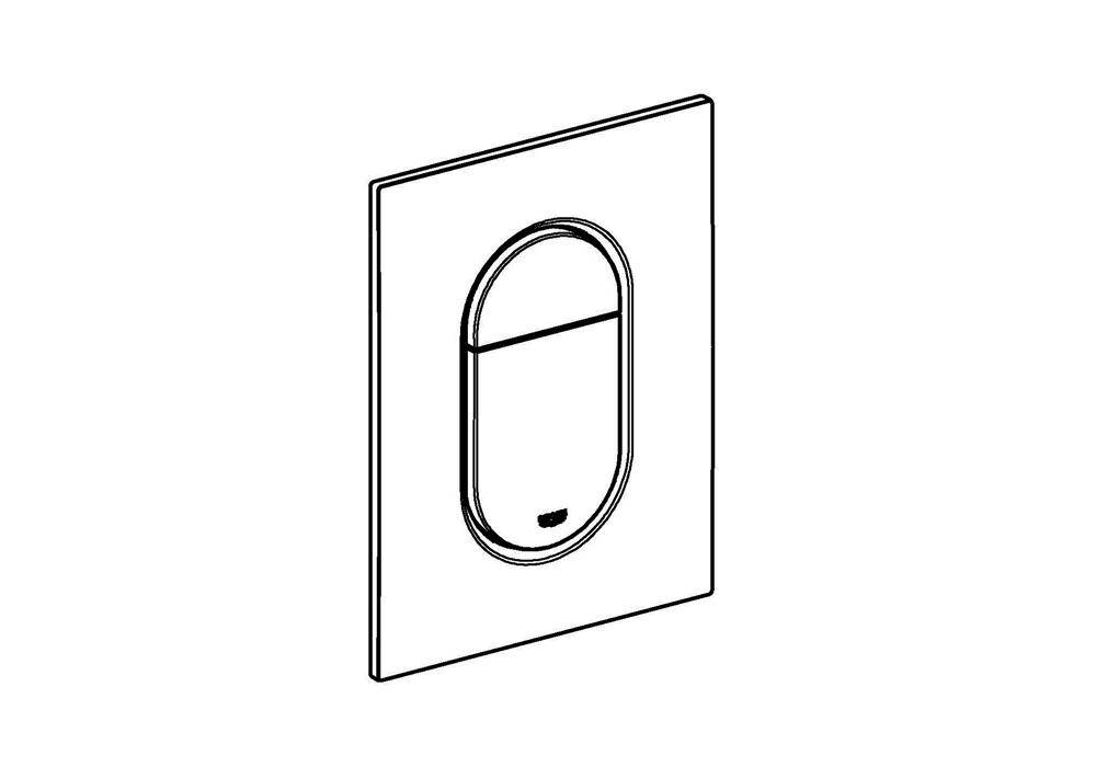 GROHE WC-Betätigung Arena Cosmopolitan S 130x172mm wa sun warm sunset