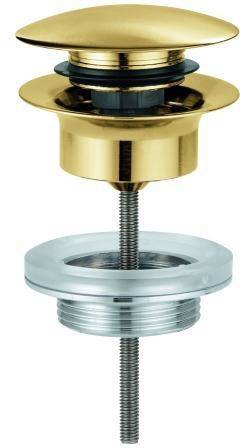 GROHE 65807GN0 Ablaufventil mit Klickverschluss cool sunrise gebürstet verschli