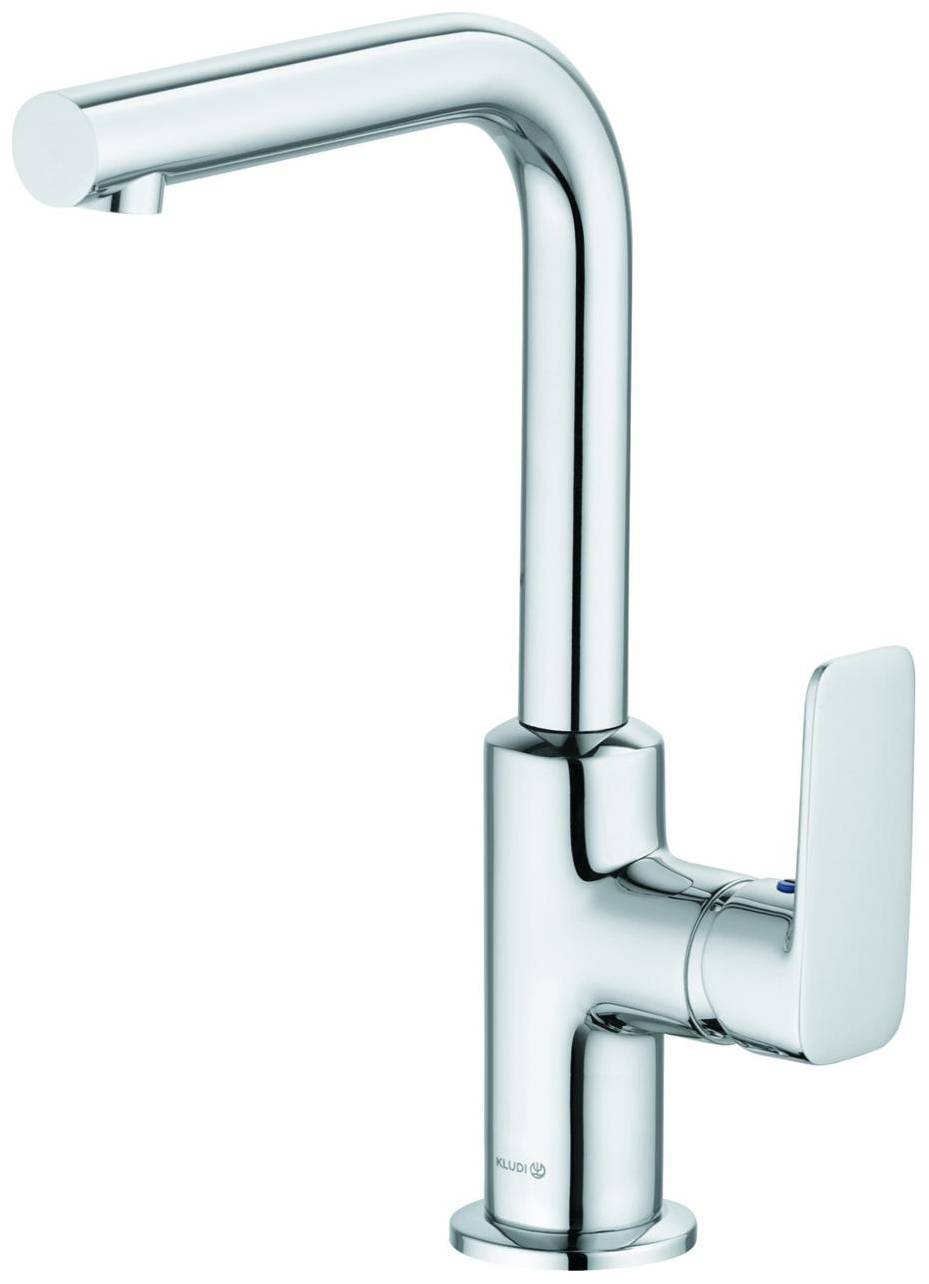 Kludi WT-EHM Pure & Style m. seitl. Bed. o. Ablaufgarnitur chrom