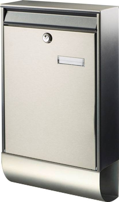 Briefkasten Berlin-Set 37770 NI H.500mm B.285mm T.105mm VA DIN C4 BURG-WÄCHTER