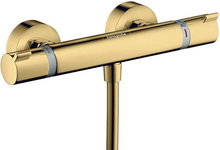 hansgrohe HG Brausethermostat ECOSTAT COMFORT Aufputz polished gold