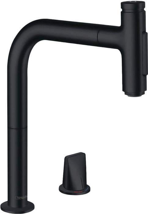 hansgrohe HG 2-L Einhebel-Spültischmischer METRIS mit sBox,