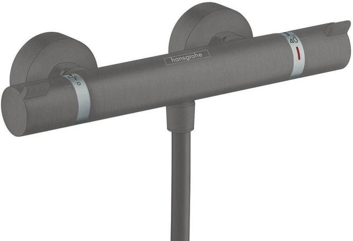 hansgrohe HG Brausethermostat ECOSTAT COMFORT Aufputz brushed black
