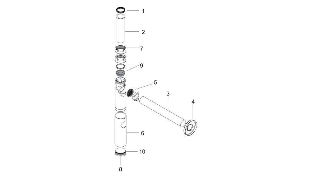 hansgrohe HG Designsiphon FLOWSTAR S mattschwarz