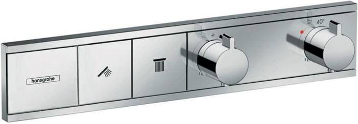 hansgrohe HG Fertigmontageset RAINSELECT f UP-Thermostat 2 Verbr